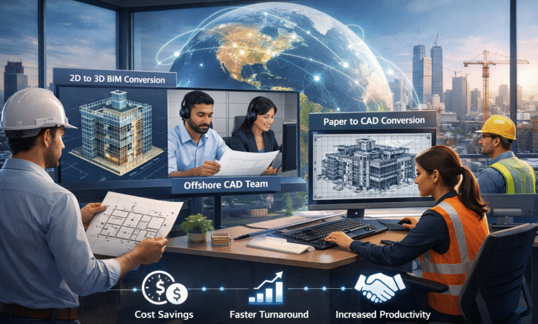 How Global AEC Companies Use Offshore CAD Conversion Services for Better ROI