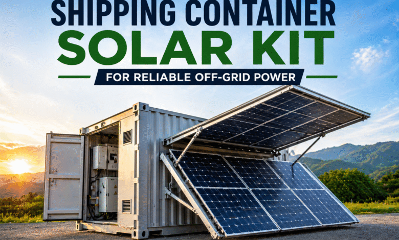Shipping Container Solar Kit Guide for Smart Energy 2026