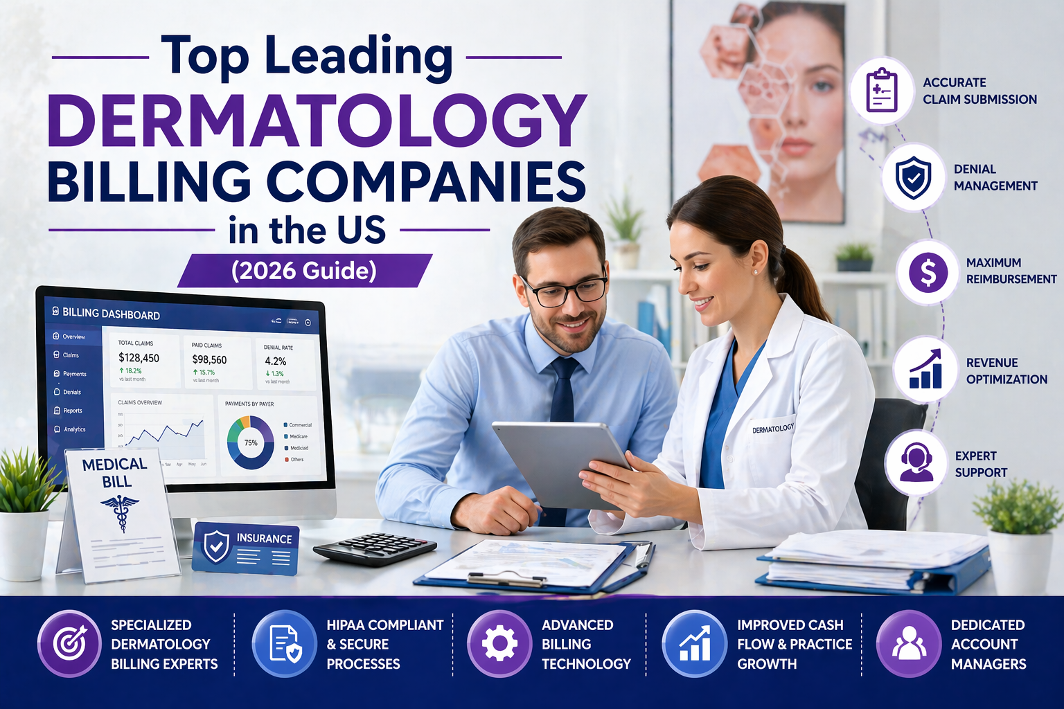 Top Expert Dermatology Medical Billing Companies in the USA 2026 - News ...