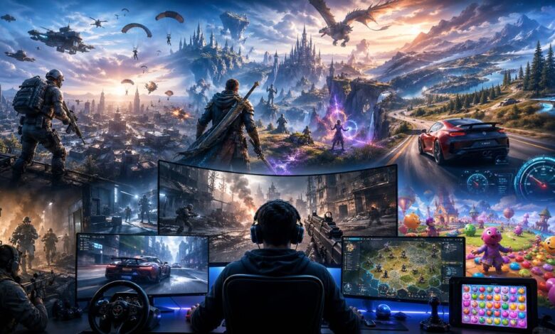 most popular video game genres
