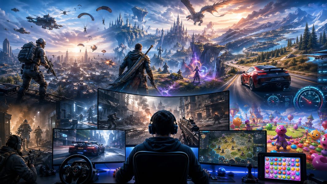 Most Popular Video Game Genres: Trends, Visual Style, and Industry Insights
