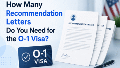How Many Recommendation Letters Do You Need for the O-1 Visa?