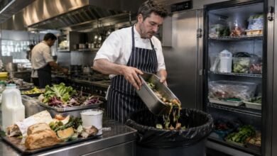 food waste in UK hospitality