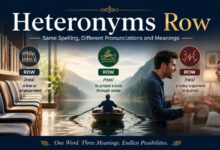 Heteronyms Row