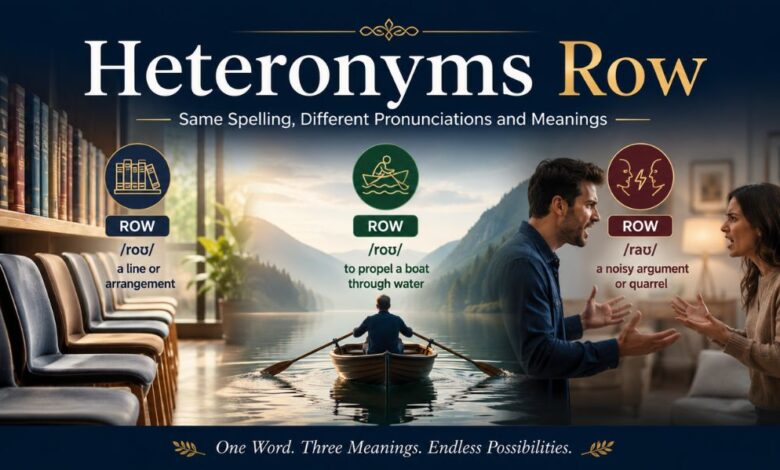 Heteronyms Row