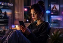 Social media silent scroller traits