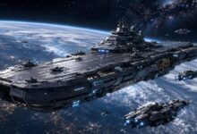 Space Force Orbital Warship Carrier