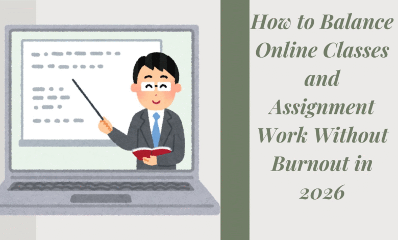 Online Classes and Assignment Work