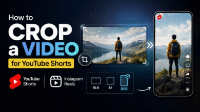Crop a Video for YouTube Shorts