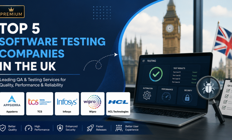 Top 5 Software Testing Companies in the UK
