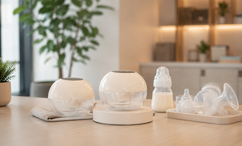 Compact and Quiet Breast Pumps