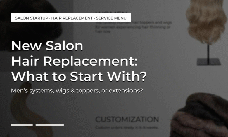 If My Salon Is New to Hair Replacement, Should I Start With Men’s Hair Systems, Women’s Wigs/Toppers, or Hair Extensions?