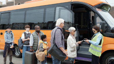 Where Can a 40-Seater Bus Board and Alight Safely?