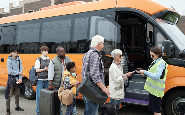 Where Can a 40-Seater Bus Board and Alight Safely?