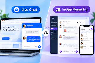 In-app Messaging vs Live Chat