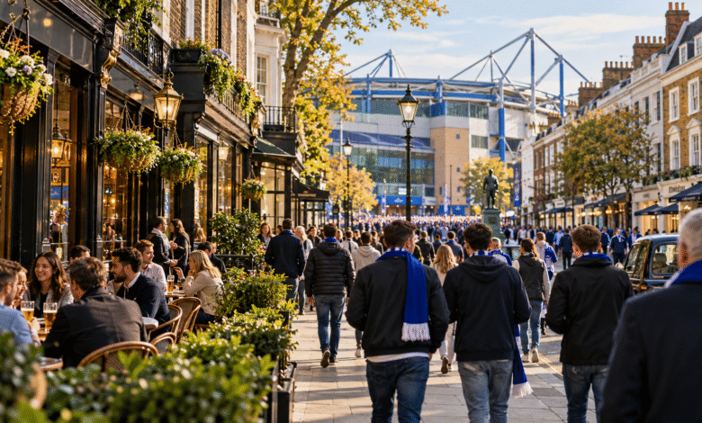 West London on matchday